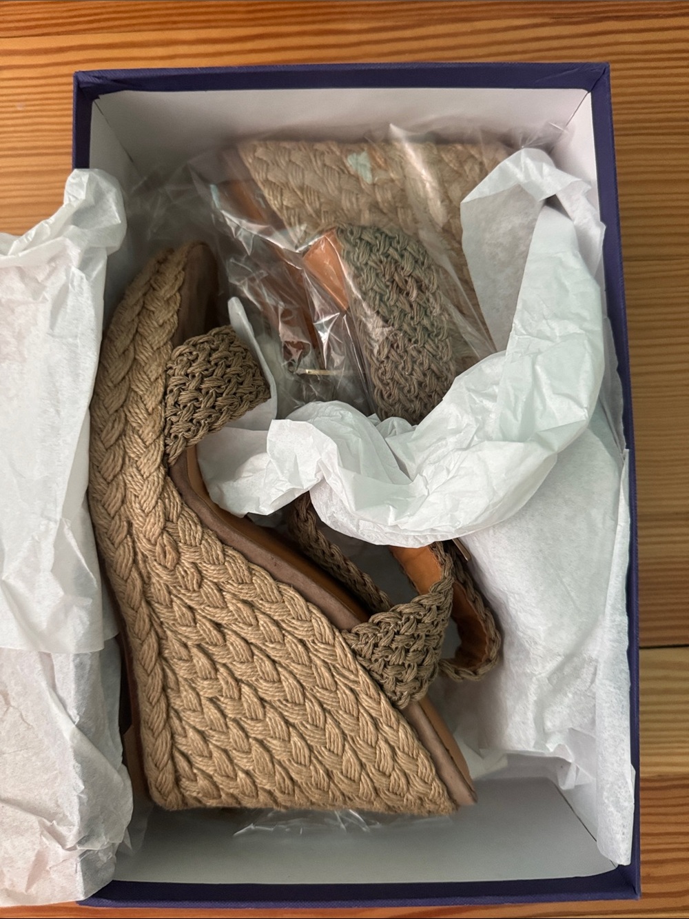 Stuart Weitzman "Alex" Crochet Espadrille Sandals in Swamp - Picture 8 of 9